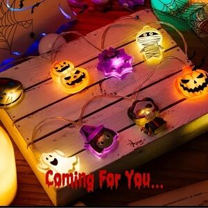 String Lights, NIP, Halloween Lights, Battery Operated